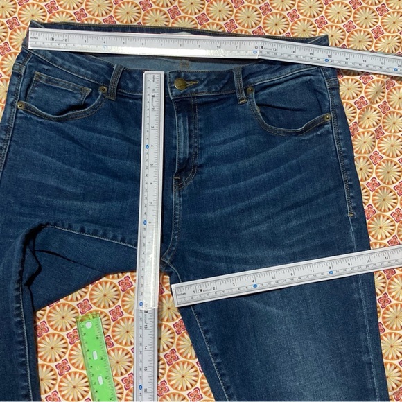 Rubies + Honey Mid-Rise Dark Wash Skinny Jeans | Inseam 26.5 | Size 14/32 - Picture 3 of 16